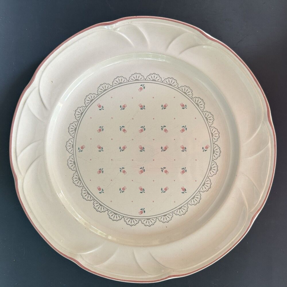 Vintage Victoriana Japan Dinner Plates 10,25’’ Set  Of  2 Floral Cottagecore